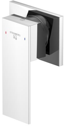 Steinberg Serie 160 Brausearmatur 1602250 mit Keramikkartusche, mit UP-Einbaukörper 1/2", chrom