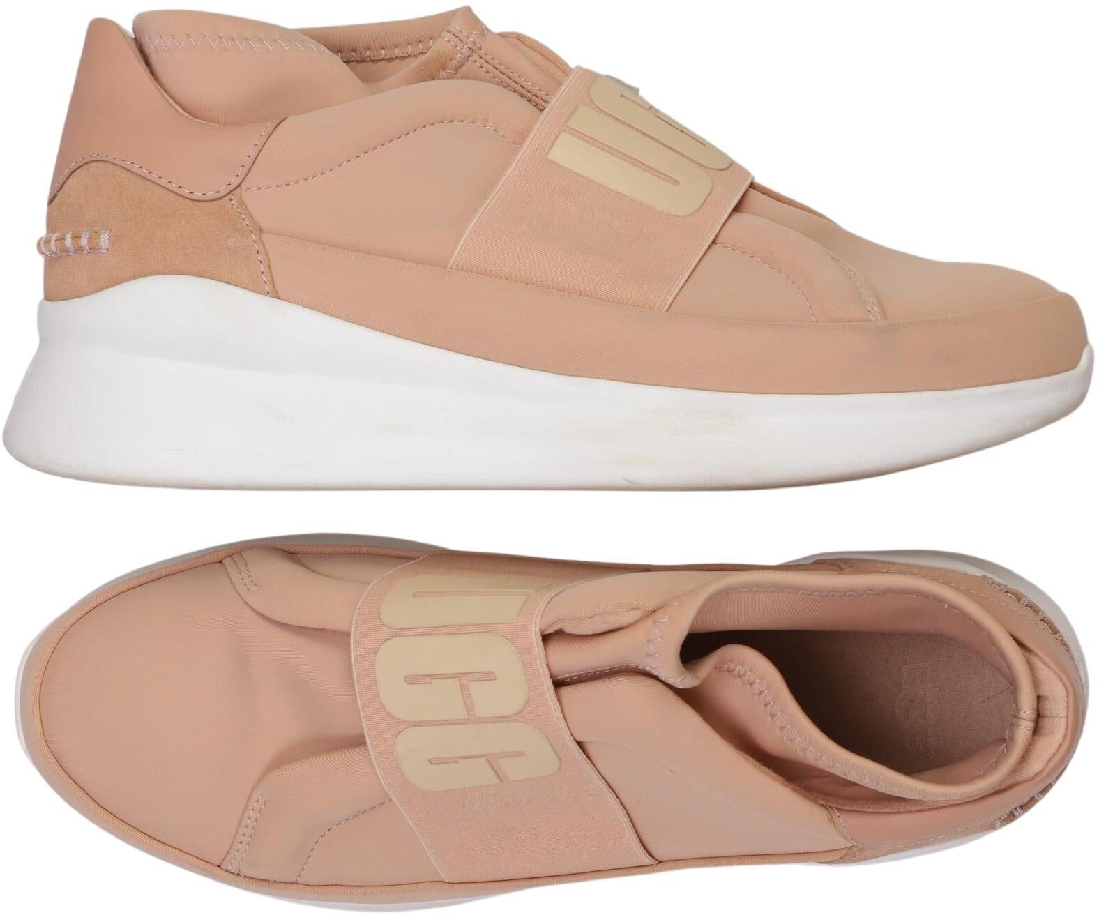 UGG Damen Sneaker, Beige, Gr. EU 40, Leder - Second Hand
