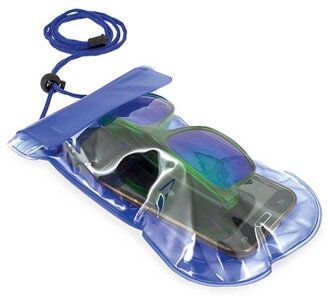 Custodia waterproof gonfiabile blu Neptune con chiusura ermetica Personalizzate o neutre