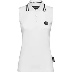PLEIN SPORT Rundhals-T-Shirt, Größe XS in Weiß 01