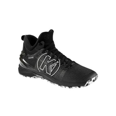 Hallenschuh KEMPA "Hallen-Sport-Schuhe ATTACK MID", Kinder, Gr. 6, schwarz, Obermaterial: 100% Textilmaterial TEXMAT., Schuhe Hallenschuh