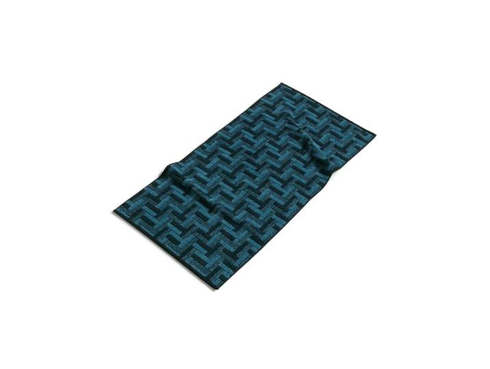 Duschtuch MÖVE Tide , blau (deep lake, turquoise), B:67cm L:140cm, Walkfrottier, Handtücher, Duschtuch, im Jacquard-Design