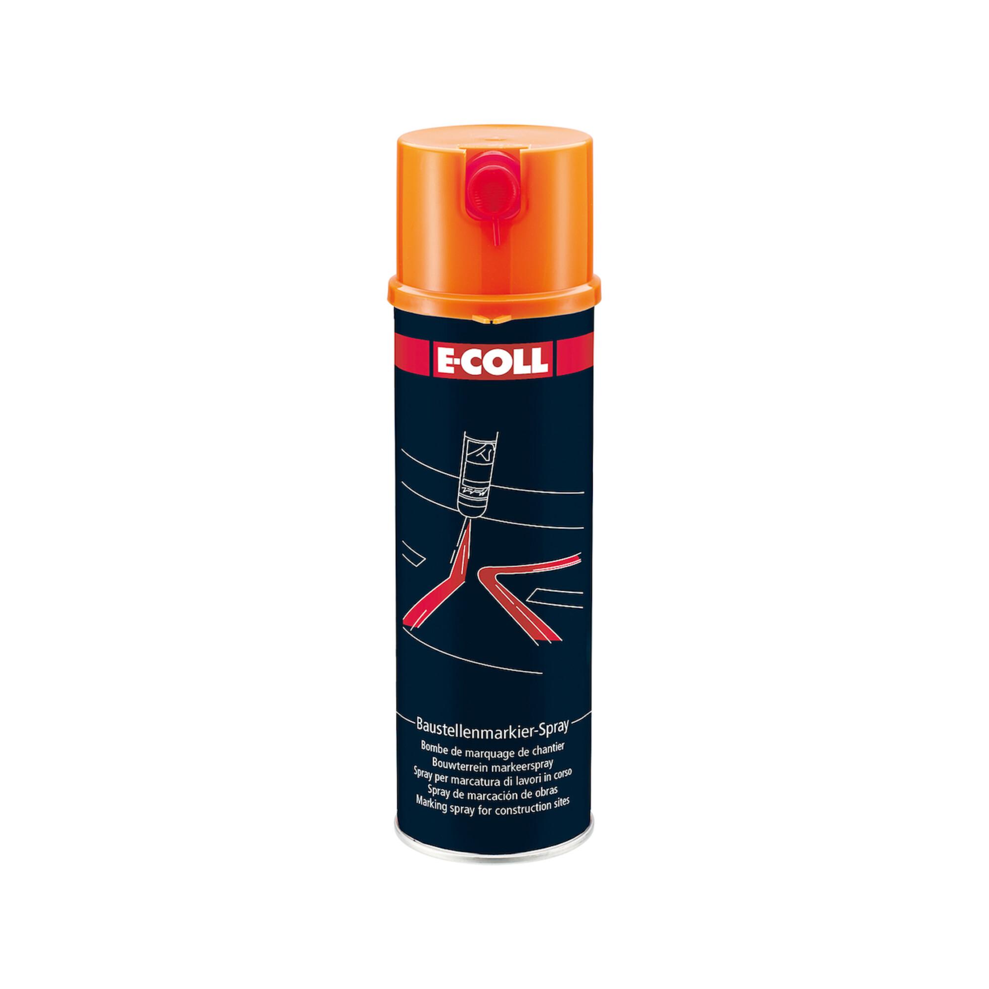 E-COLL Baustellenmarkierspray 500ml orange (4317784409414)
