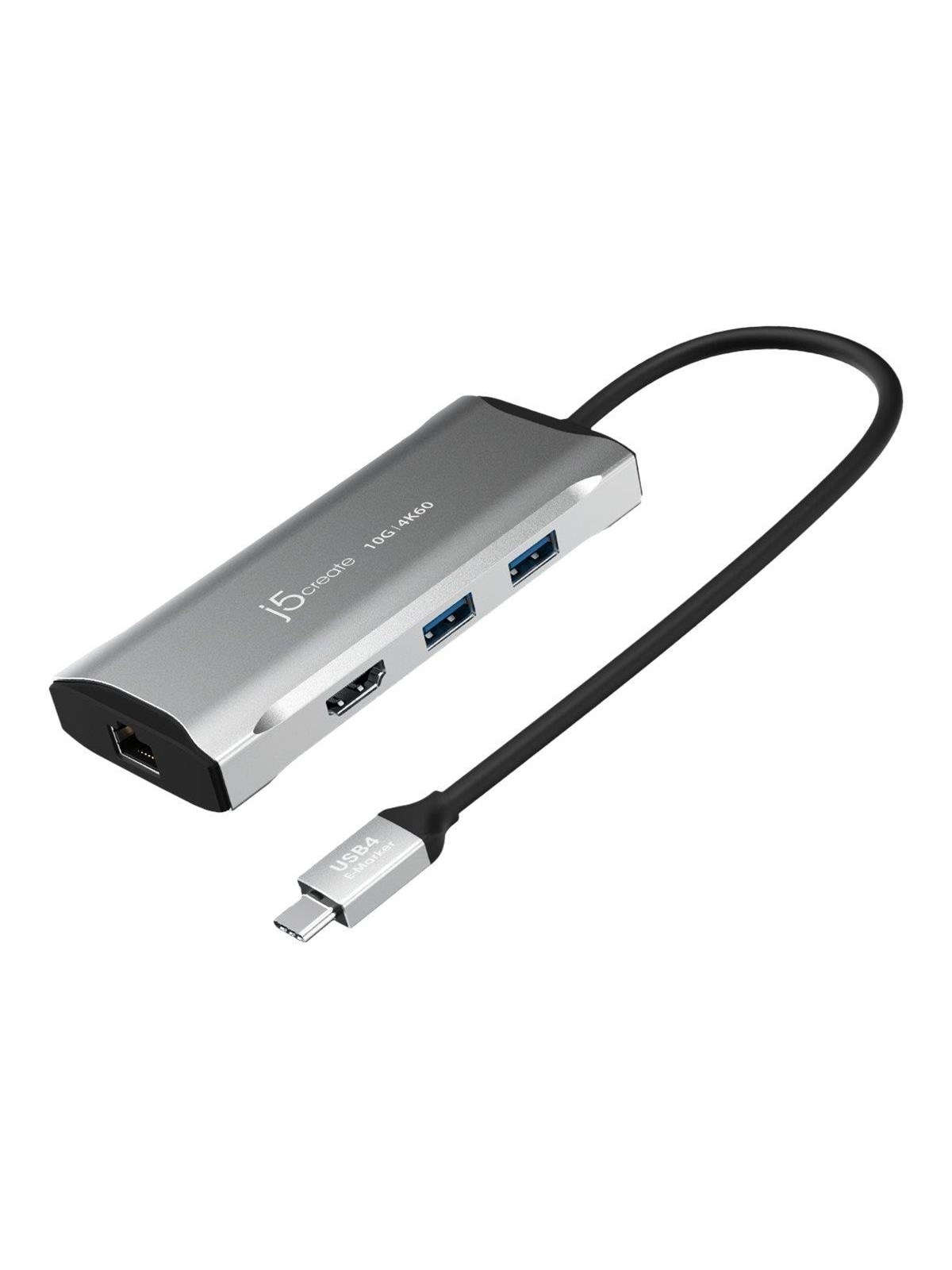 j5create 6-in-1 USB-C Travel Dock (with Ethernet and 100W PD)