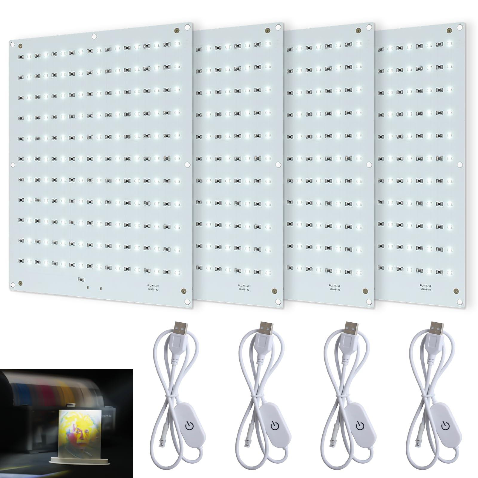 Dripio LED-achtergrondverlichtingsset voor 3D-printers, 4 stuks, CMYK