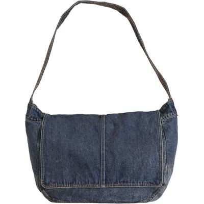 Umhängetasche LEVI'S "OLIVER MAIL BAG", Damen, blau (laid in the meadow), Canvas, Baumwolle, Taschen Umhängetasche, Hobo Bag, Schultertasche aus robuster Qualität