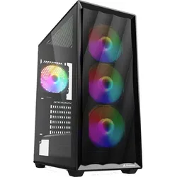 Sharkoon Gehäuse VK4 Rainbow ATX 1xGlas schwarz