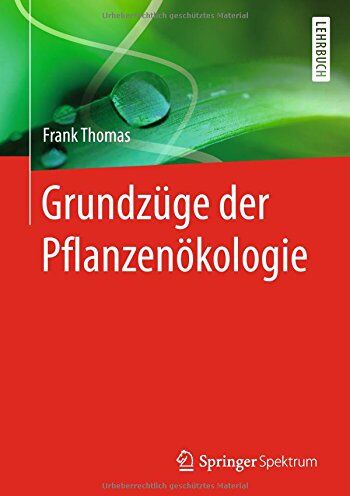 Thomas Frank - Grundzüge der Pflanzenökologie - Preis vom 19.10.2026 19:33:35 h