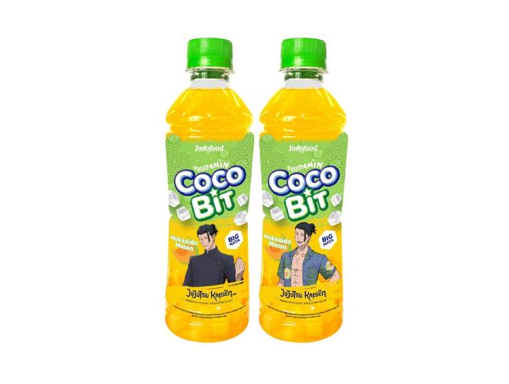 FRUITAMIN Jujutsu Kaisen Jus de Melon Hokkaido avec Nata de Coco 350 ml