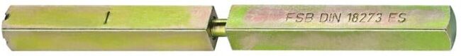 FSB Goujon spécial 05 0125 4-KT.9mm L.111 Rainure avec écrou fendu (0 05 0125 00404 5700)