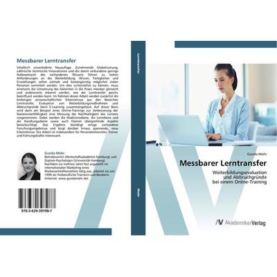 Messbarer Lerntransfer, Taschenbuch von Gunda Mohr, AV Akademikerverlag, 978-3-639-39798-7