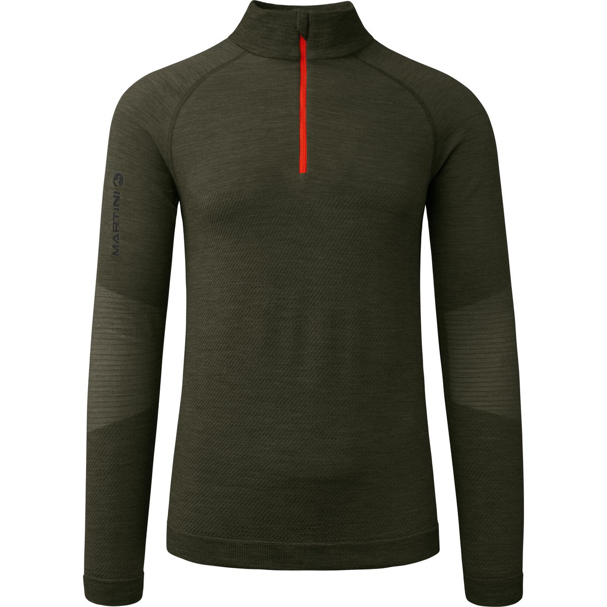 Martini Argon Halfzip Shirt M olive/lava (491) S SSSEA0471B-491-S