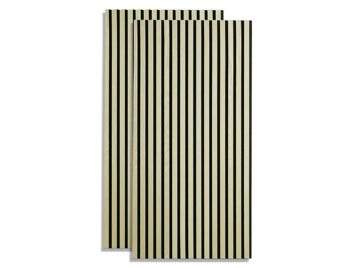 Homestyle4u Akustikpaneel 60/120 cm 2 er-Set Creme, Holz, 60x120x3 cm, Tapeten & Wandverkleidungen, Akustikpaneele