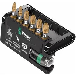 Wera, Bits, Bit-Check 7 PZ Diamond 1 (Kreuz Pozidriv PZ)