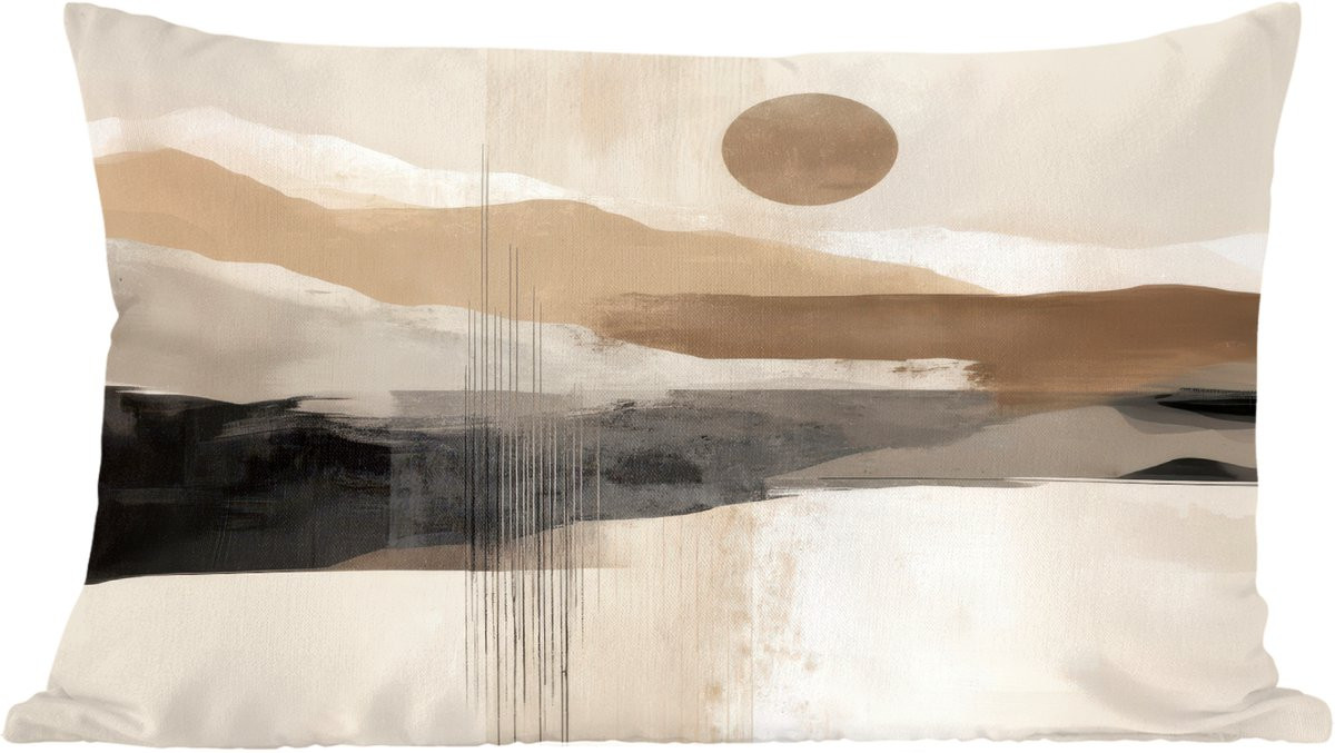 PillowMonkey Sierkussen Landschap Minimalistisch 60 x 40 cm