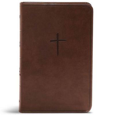 CSB Compact Bible, Value Edition, Brown Leathertouch, Gebundene Ausgabe von CSB Bibles by Holman, B&H Publishing Group, 978-1-5359-0571-8