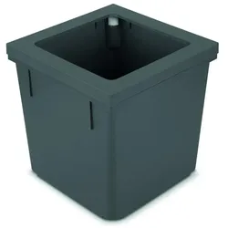 Müllex Behälter X-LINE, Abfalleimer, Grau