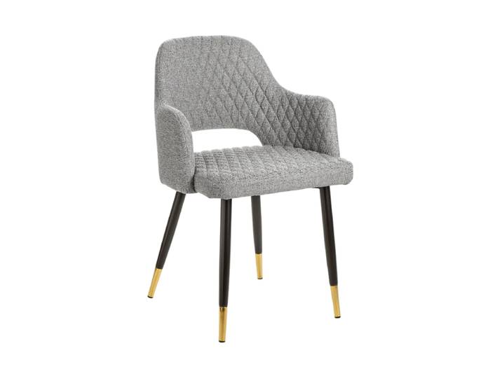 Design Armlehnstuhl „Paris“ Strukturstoff Hellgrau Invicta Interiors