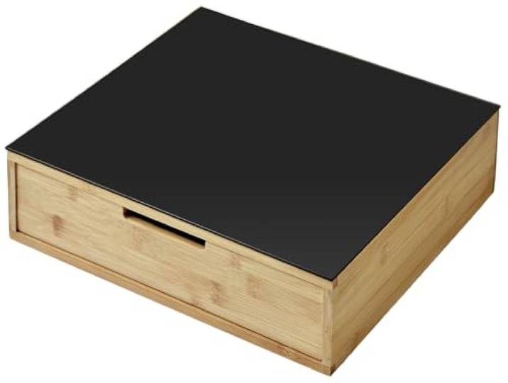 KESPER 58953 Box mit Schublade und 8 Fächern/Kaffeekapsel-Box/Teebox/Teebeutel Box