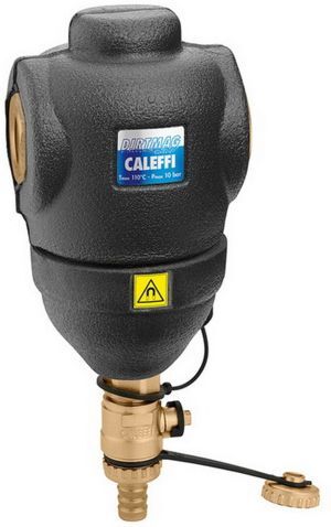Caleffi Dirtmag Schlammabscheider 546316 1" IG, Messing-Gehäuse, mit Isolierung
