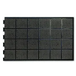 Widerstandsfähige Gummimatte, 90 x 150 cm, schwarz