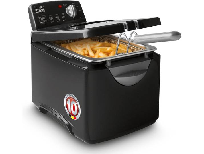 FRITEL Frituurpan - Turbo SF® 4178 - Friteuse met Filterdeksel en Kijkvenster - Olie + Vast Vet - 2-4 personen - 2300W - 3 liter