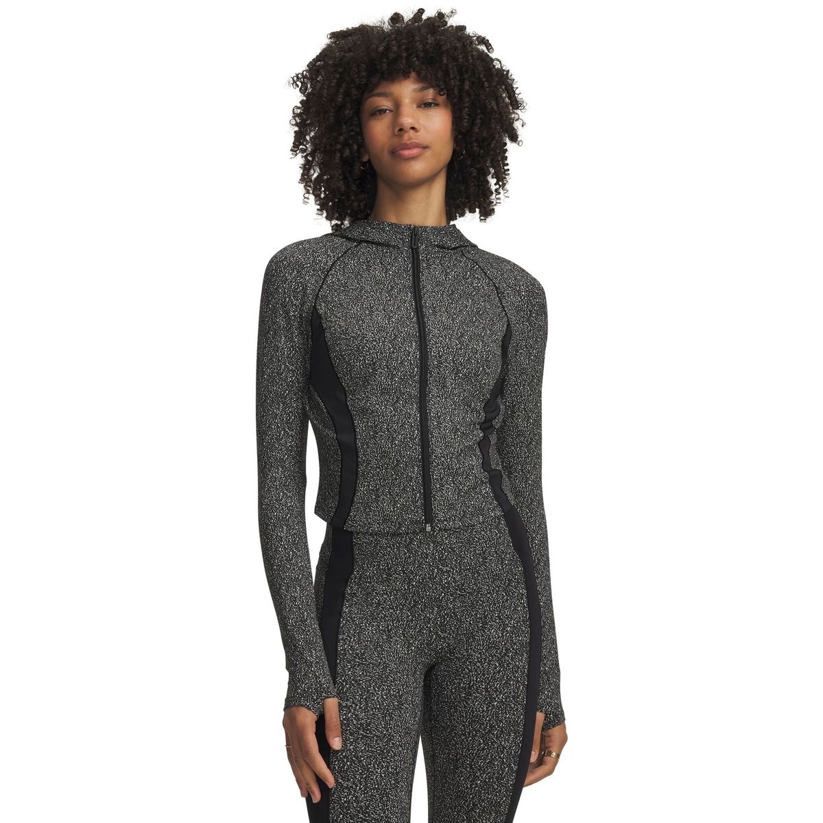 Under Armour Vanish Elite Jacquard Full Zip black metallic silver (008) L 6013863-008-LG