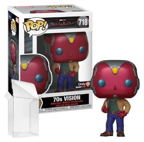 Funko Pop! Marvel WandaVision 70s Vision 718 Special Edition Vinyl figuur