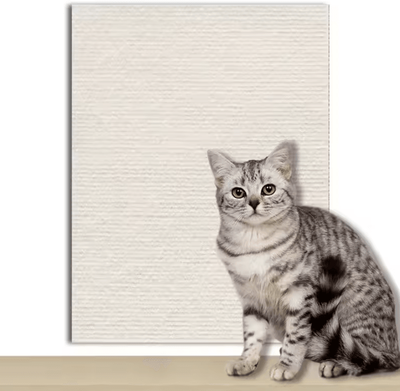 Inspire Curations ScratchGuard DIY Cat Scratching Wall Mat warm White 30x100cm
