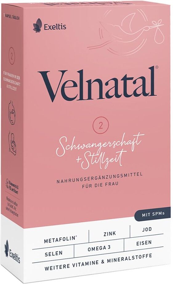 Velnatal Schwangerschaft und Stillzeit Weichkapseln
