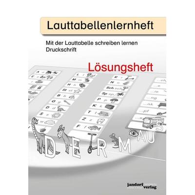 Lauttabellenlernheft (Druckschrift) (Lösungsheft), Geheftet von Peter Wachendorf, Jandorfverlag KG, 978-3-96081-189-3