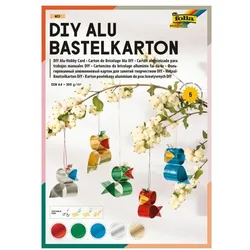 folia Alu Bastelkarton DIN A4 5 Blatt