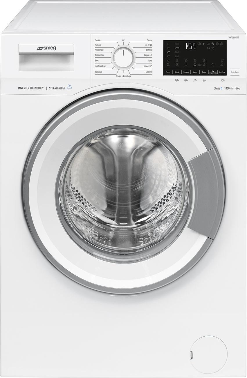 Smeg WHTC614DSIT Waschmaschine Frontlader 6 kg 1400 RPM Weiß