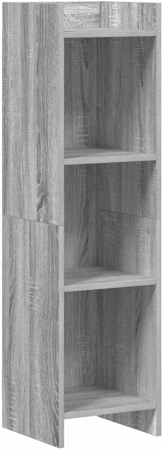 vidaXL Bibliothèque Sonoma gris 30 x 30 x 111 cm Bois d'ingénierie