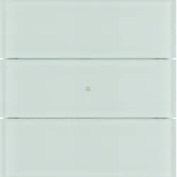 Berker 75163090 Tastsensor 3fach B.IQ Glas, polarweiß
