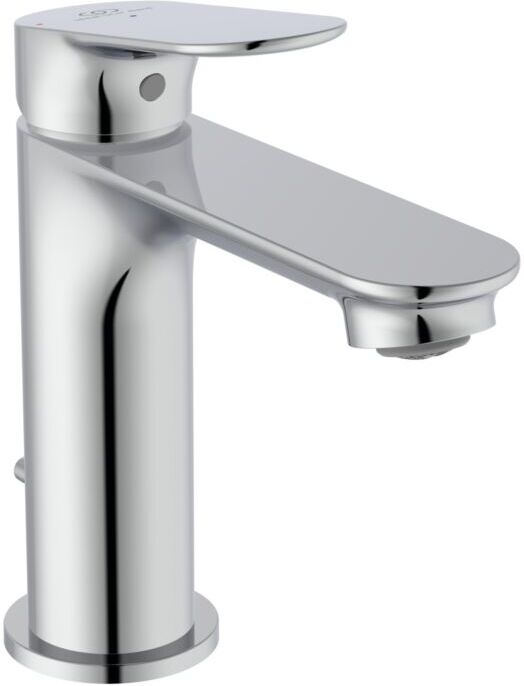Ideal Standard O Waschtischarmatur BE007AA Ausladung 110mm, Blue Start, Metall-Ablaufgarnitur, chrom