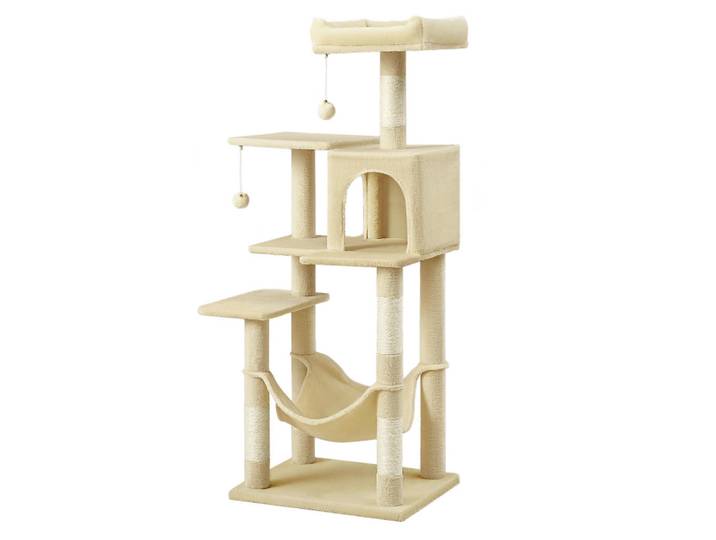 Boxxx Kratzbaum, Beige, Papier, 55x137.7x45 cm, Freizeit & Co, Tierbedarf, Tierzubehör