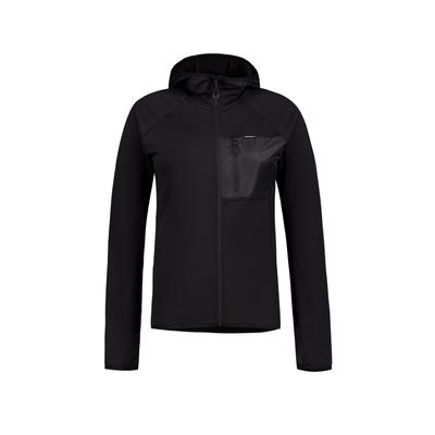 Outdoorjacke ICEPEAK "Icepeak Midlayer Devine", Damen, Gr. L, schwarz, Stoff, 93% Polyester, 7% Elasthan, normal, Jacken Outdoorjacke