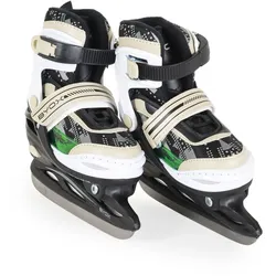 Byox Kinder Inliner, Schlittschuhe 2 in 1 Iceberg PU-Räder Schnürrsenkel Tasche Größe M (34-37)