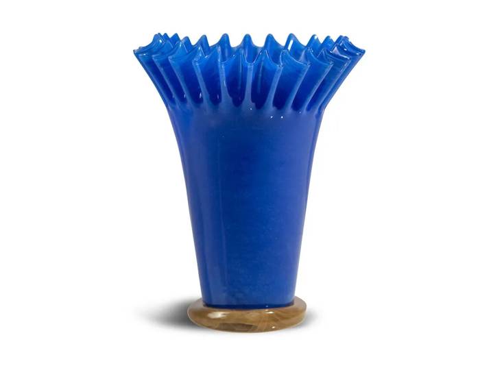 Byon Lori vase 30 cm Bleu-beige