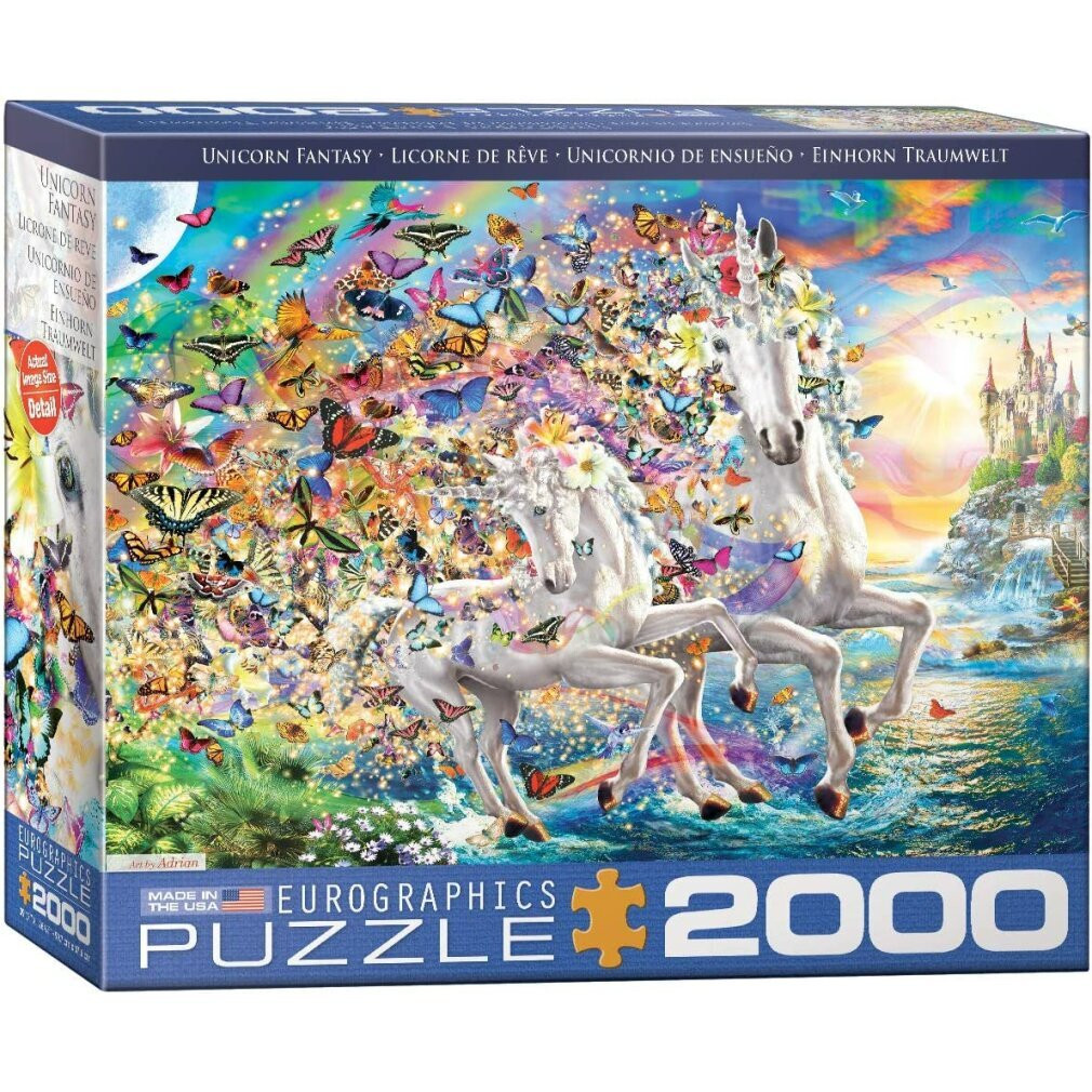 Eurographics Puzzel Droomwereld Einhorn 2000 stukjes