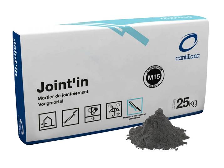 Voegmortel voor betonschutting (25kg)