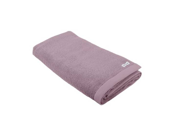 Tom Tailor Serviette de Sauna\, 80x200 cm\, 100% Coton/éponge\, avec Deux accroches et étiquette avec Logo\, Color Bath Towel Lilas (Cozy Mauve)
