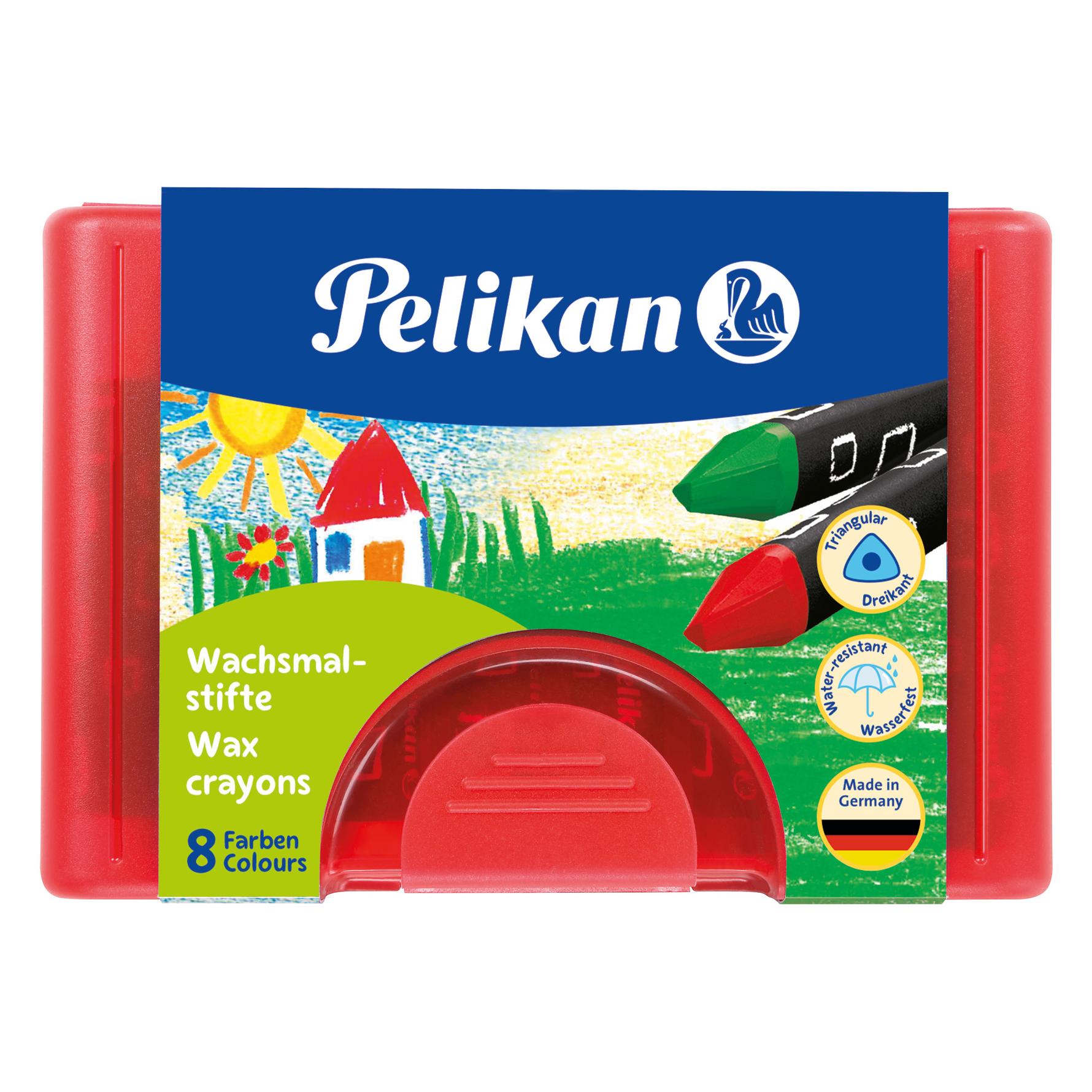 Pelikan Wachsmaler - Kunststoffetui (8x) (665/8D)