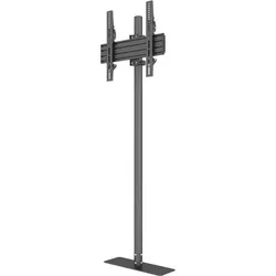 Multibrackets Bodenständer 1x, 32"-65", Stahl/Alu, schwarz (50 kg, 32" - 65"), TV Ständer, Schwarz