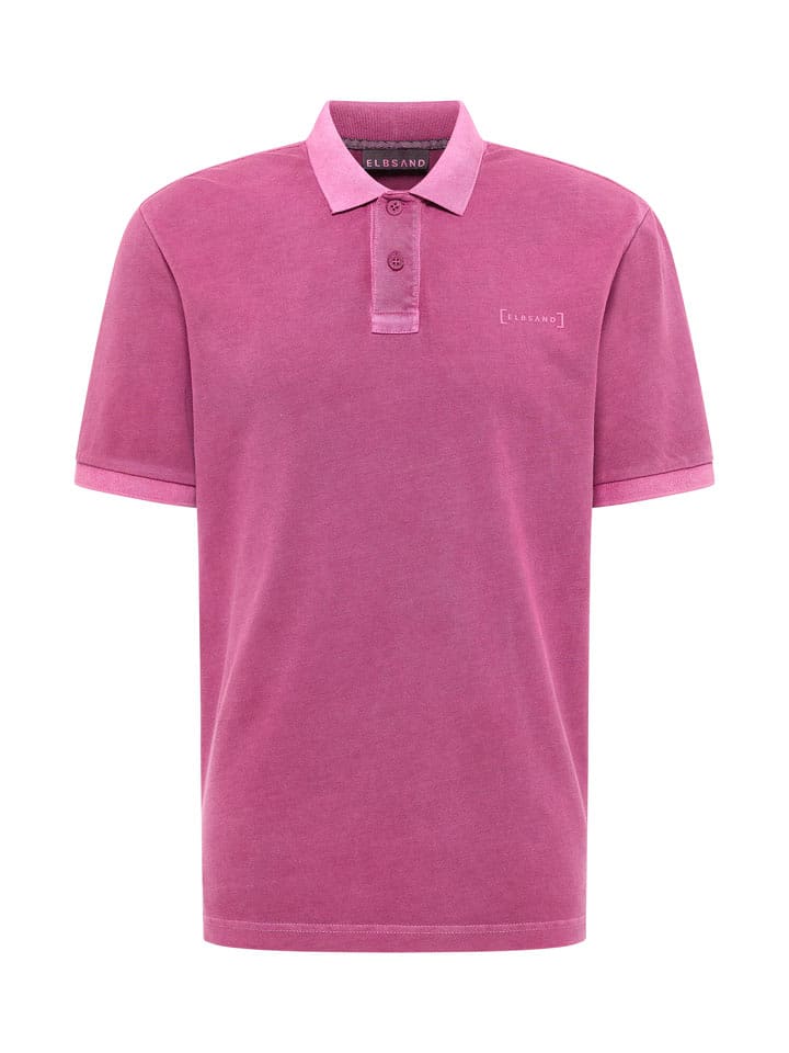 ELBSAND Poloshirt "Len" in Lila - L