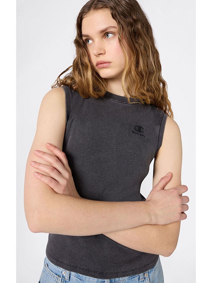 Champion Top in Anthrazit - L