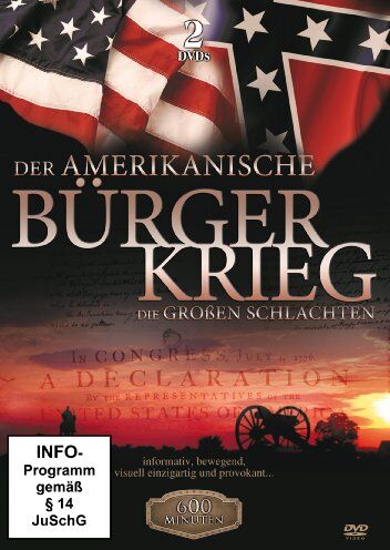 Der amerikanische Bürgerkrieg - Die großen Schlachten (2 DVDs) - Preis vom 09.10.2026 07:28:09 h
