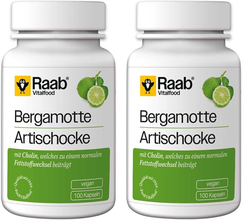 Raab Vitalfood Bergamotte-Artischocke Kapseln