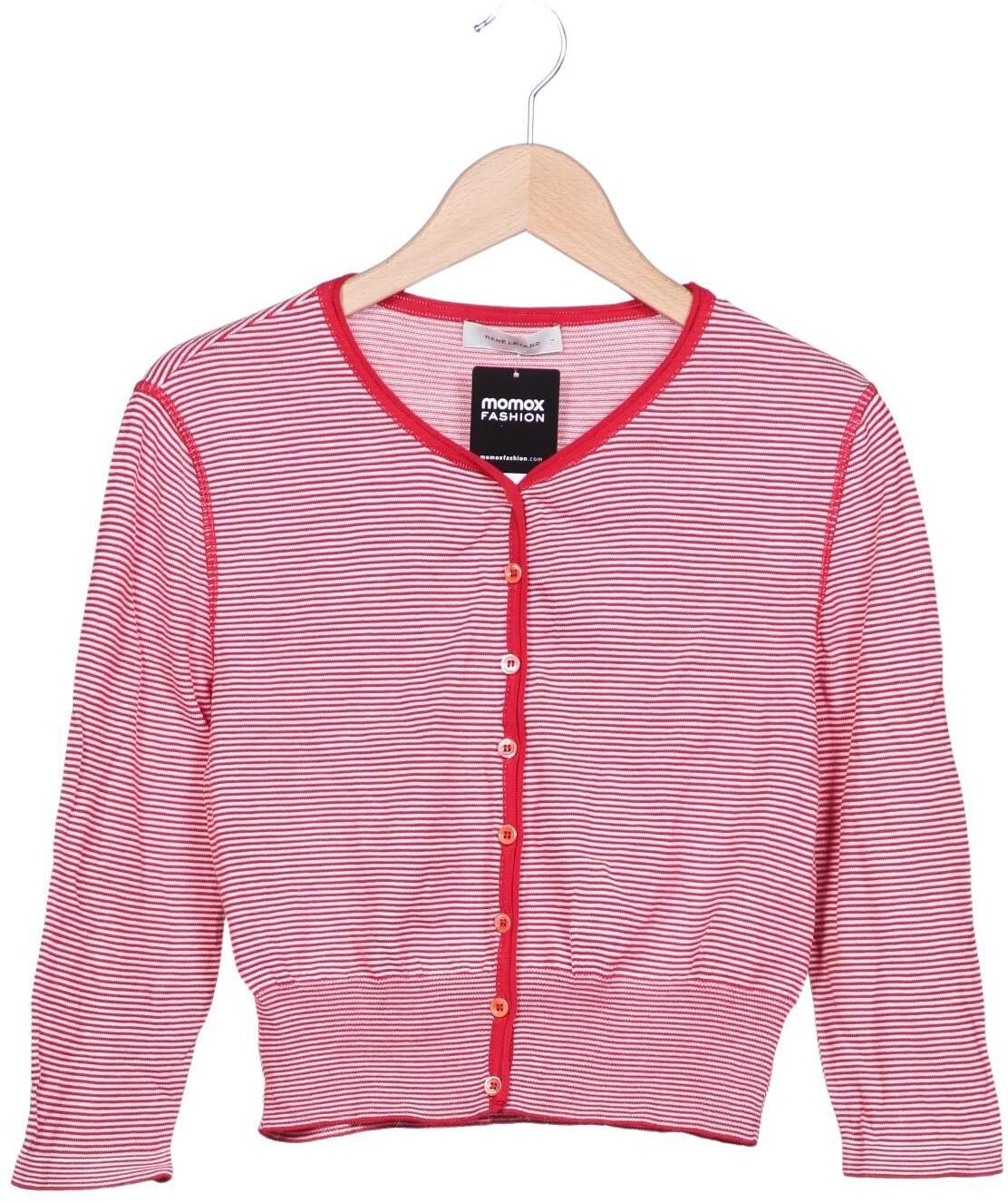 Rene Lezard Damen Strickjacke, Mehrfarbig, Gr. L, Baumwolle - Second Hand